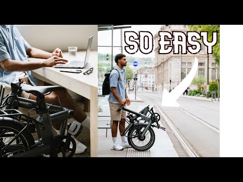 Eovolt Afternoon Pro Folding Electric Bike : Unfolding & Going Is a Breeze