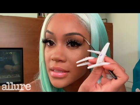 Saweetie's 10 Minute Touch Up Beauty Routine | Allure
