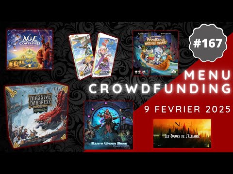Menu Crowdfunding 09/02/2025 - Massive Darkness, Bullet Cubed, Les Soeurs de l'Alliance, etc