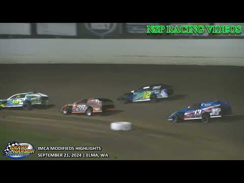 September 21, 2024 IMCA Modifieds Highlights Grays Harbor Raceway - dirt track racing video image