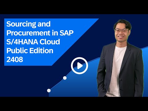 Sourcing and Procurement in SAP S/4HANA Cloud Public Edition 2408