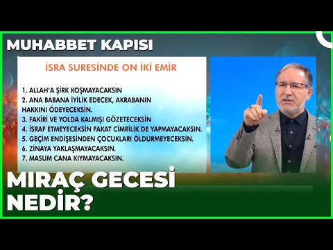 Miraç Gecesi Yapılması Gereken İbadetler | Prof. Dr. Mustafa Karataş ile Muhabbet Kapısı