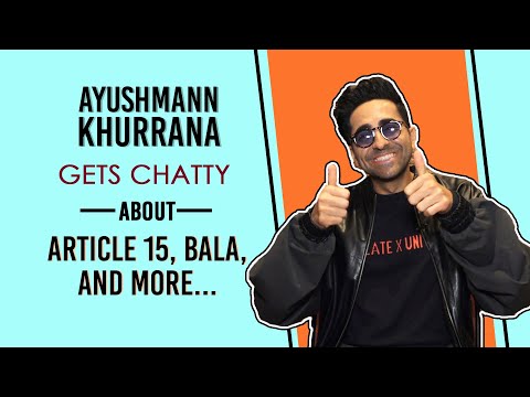 Video - Bollywood Video - Ayushmann Khurrana's EXCLUSIVE INTERVIEW on Article 15, Bala, Caste System #India