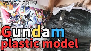 【ガンプラ×コスプレ】SDガンダムを組み立てる配信💖初見さんも大歓迎！#ガンプラ女子 #SDガンダム #ガンダムSEED #プラモ配信