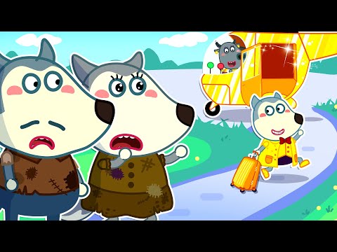 Don't Leave Mommy 😢 Wolfoo Was Adopted By Rich Family | Series About Mommy Wolf Family