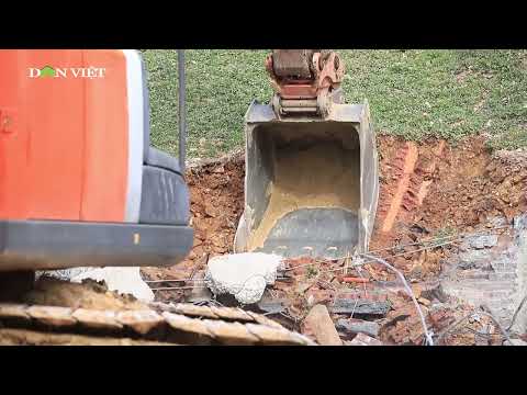 Máy xúc, <strong>xe</strong> cẩu 80 tấn vào cuộc cưỡng chế SOLARA Đồng Đò