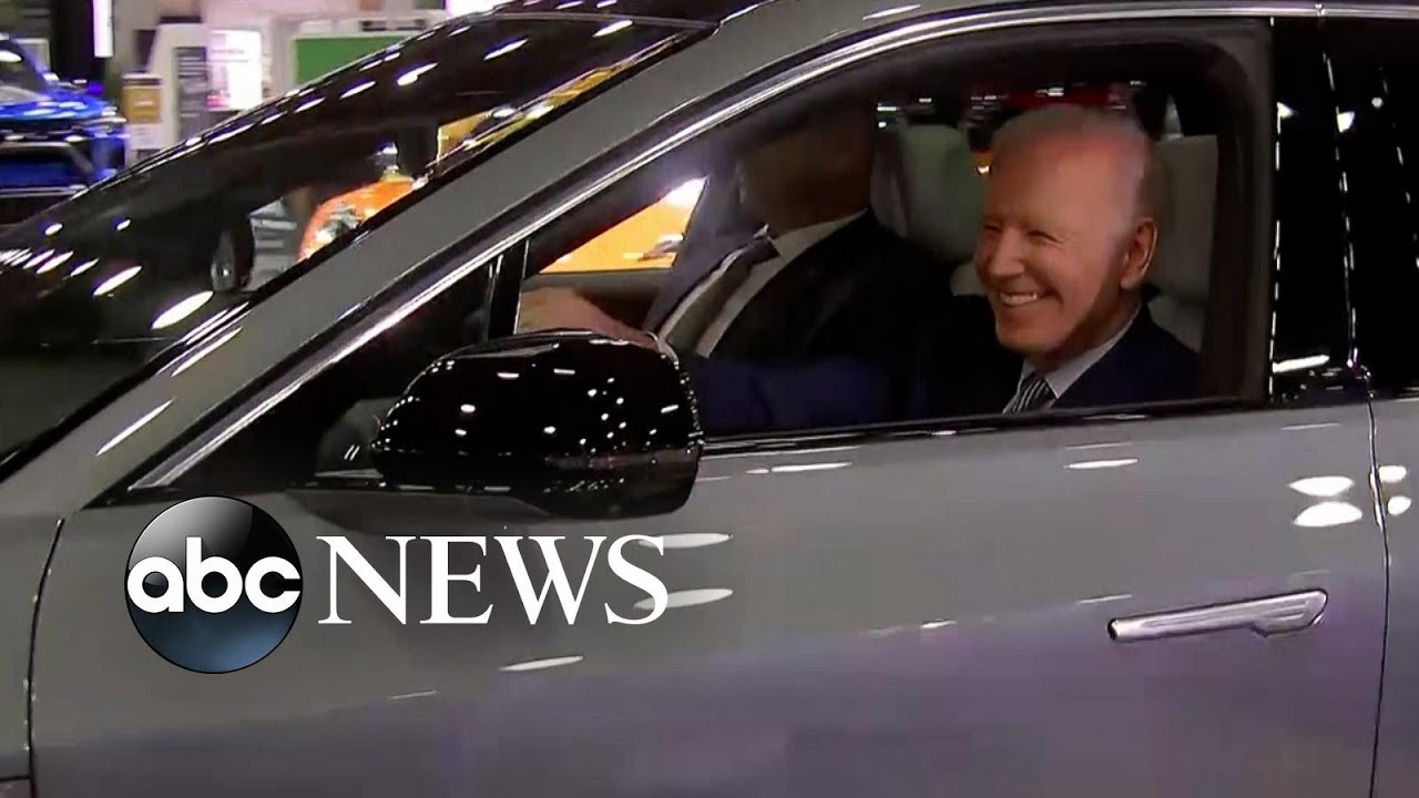 Biden touts electric vehicle investments at Detroit auto show
