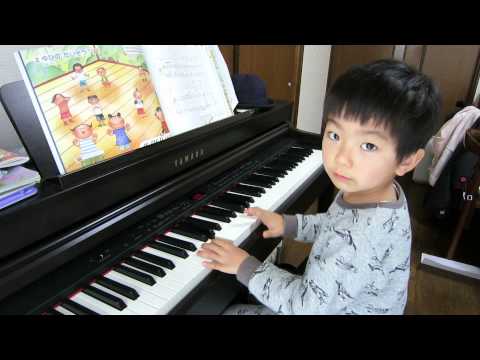 5歳でピアノはじめました