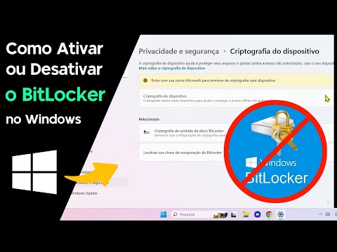 Como Ativar/Desativar o BitLocker no Windows