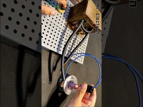 18650 Battery Tab Spot Welding Machine using Microwave Transformer #shorts #short