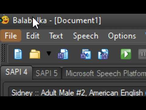Microsoft Sam And His Fellow TTS Voices 1: The Movie