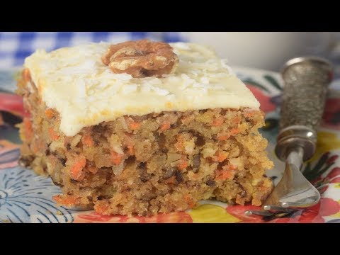 Carrot Sheet Cake Recipe Demonstration - Joyofbaking.com - UCFjd060Z3nTHv0UyO8M43mQ