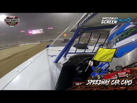 #14JR Michael King Jr - Super Late Model - Gateway Dirt Nationals 2024 - dirt track racing video image