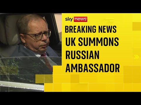 Russian ambassador to UK summoned after British Council in Kyiv damaged