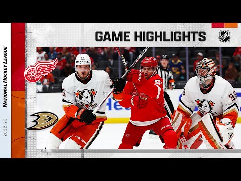 Red Wings @ Ducks 11/15 | NHL Highlights 2022