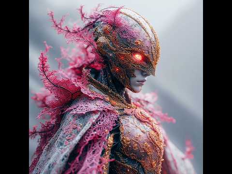 "Cyber Relic: A Majestic Fusion of Rusted Iron and Crimson Lace | Futuristic Avatar Reveal" #arise