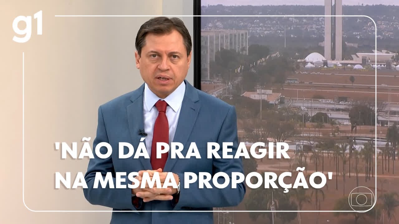 Gerson Camarotti sobre estratégia do governo ao tarifaço Não dá pra reagir na mesma proporção