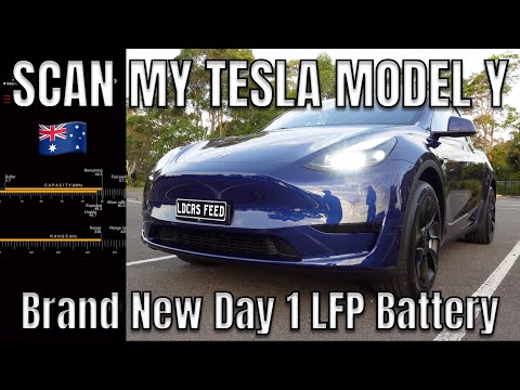 Scan My Tesla Model Y 2023 Brand New Day 1 RWD LFP Battery Australia
