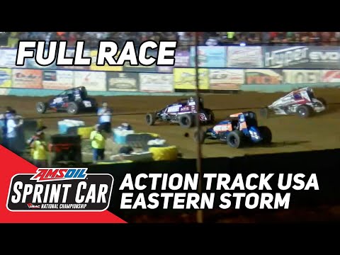 Full Race | 40 Laps Non-Stop in Kutzown | USAC Eastern Storm at Action Track USA - dirt track racing video image