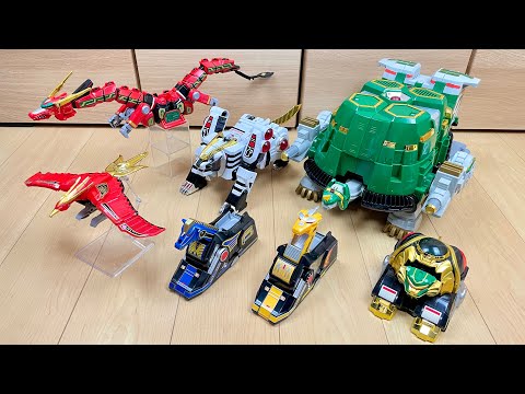 【Power Rangers Season2 All Megazord】戦隊職人⁉︎ダイレンジャーの全DXロボで遊んでみた