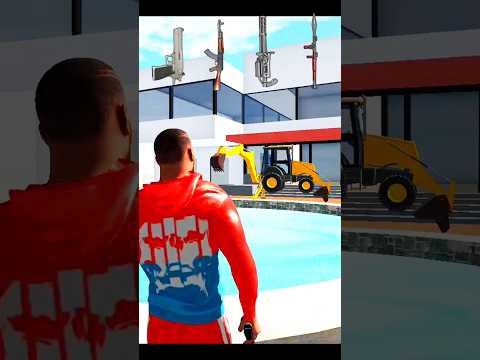 JCB Gun Fire Test Challenge Indian bike driving 3d game 🎯🎯#shortvideos #youtubeshorts #shorts