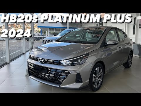 Hyundai HB20s Platinum Plus 2024 - Linha 2024 do HB20 em detalhes!! (4K)