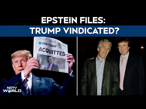 Trump News Today | Epstein Files Released: Trump Says Documents Vindicate His Actions