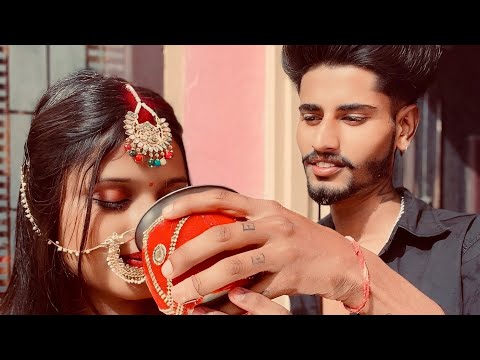 Karwachauth day ❤️|| Assi lgayi mehndi te wear kita chura 🥰😇|| teh nal bnaye laddu homemade🤣