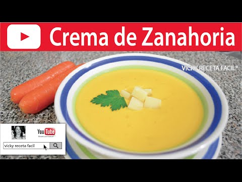 CREMA DE ZANAHORIA | Vicky Receta Fácil - UCewhO42h_TIKZdntpI-v39g