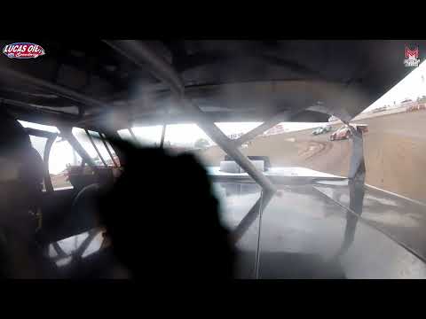 #32 Lane New - USRA B-Mod - 9-21-2024 Lucas Oil Speedway - In Car Camera - dirt track racing video image