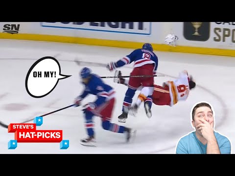 NHL Plays Of The Week: Jacob Trouba UNLEASHES Monster Hit!! | Steve's Hat-Picks