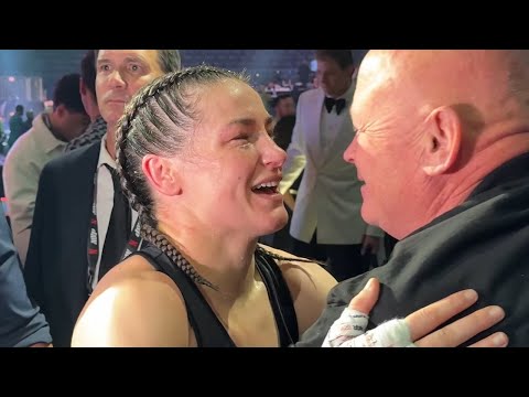 Katie Taylor EMBRACES FAMILY after beating Amanda Serrano to close out trilogy