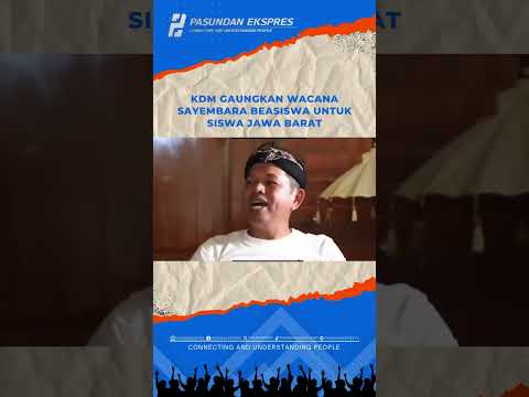 KDM Gaungkan Wacana Sayembara Beasiswa Untuk Siswa Jawa Barat #shortvideo#dedimulyadi #jawabarat