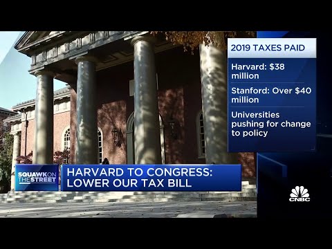 Harvard lobbies Congress to lower the endowment tax