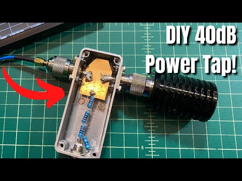 DIY 40dB RF Power Tap for Ham Radio