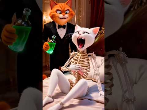 ম্যাজিক স্প্রে দিয়ে কঙ্কাল বানিয়ে দিল😱 #shorts #cat #ai