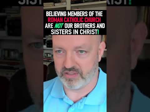 Believing Members of the Roman Catholic Church are not our Brethren - Rev. Hines Sermon #shorts