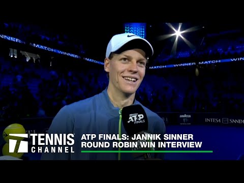 Jannik Sinner Discusses Opening Match Victory over Tsitsipas | 2023 Nitto ATP Finals Interview