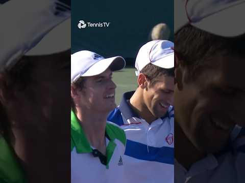 Novak Djokovic & Andy Murray Doubles Goes CRAZY 🔥