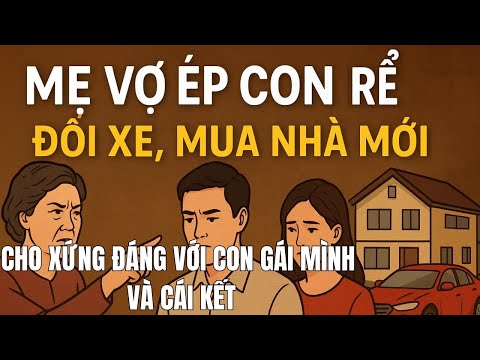 Mẹ vợ ép con rể đổi xe, mua nhà cho xứng đáng với con gái mình – và cái kết khiến ai cũng lặng người