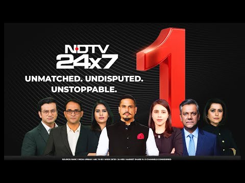 NDTV 24x7 News | NDTV 24x7 emerges as India’s No.1 English news channel