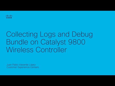 Collecting Logs and Debug Bundle on Catalyst 9800 Wireless Controller