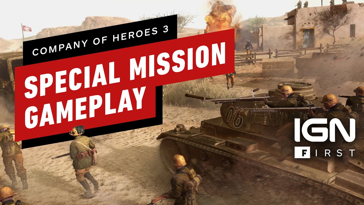 Company of Heroes 3’s ‘Potenza’ Mission Is a Unique Strategy Challenge – IGN First