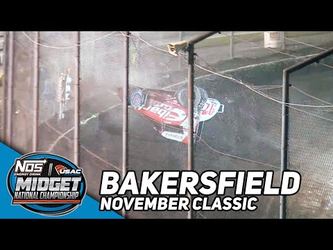 November Classic | 2023 USAC Midgets at Bakersfield Speedway - dirt track racing video image