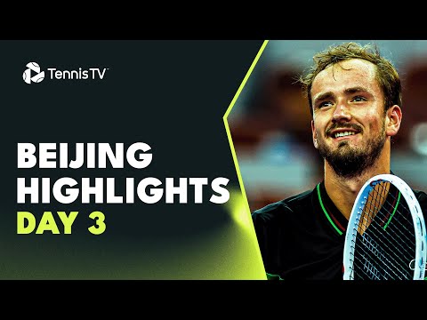 Medvedev, Rublev, Zverev in Action | Beijing 2023 Highlights Day 3