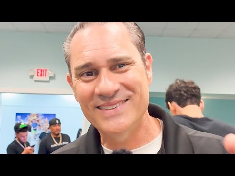 Sebastian Juarez Trainer Santos REACTS to CRAZY 1st Round KNOCKOUT COMEBACK After Getting DROPPED