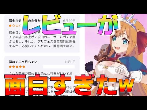 【プリコネ】爆笑必至！！プリコネのレビューが面白すぎた！！！