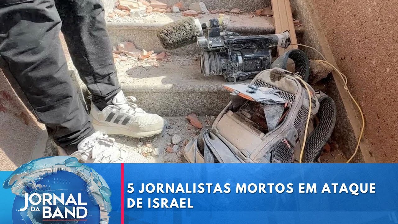 5 jornalistas mortos em ataque de Israel | Jornal da Band