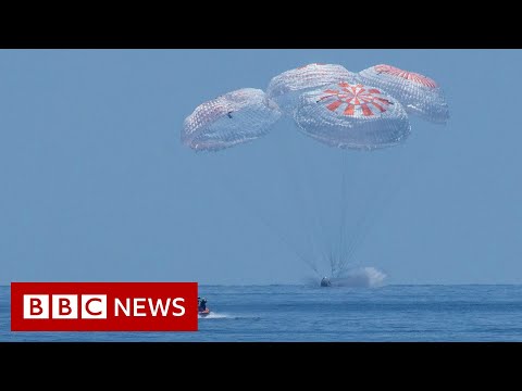 ‘Thank you for flying SpaceX’ – BBC News