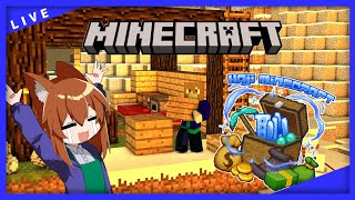 【●LIVE】お金を稼いで　なりあがれ！！【マインクラフト】#恥マイクラ